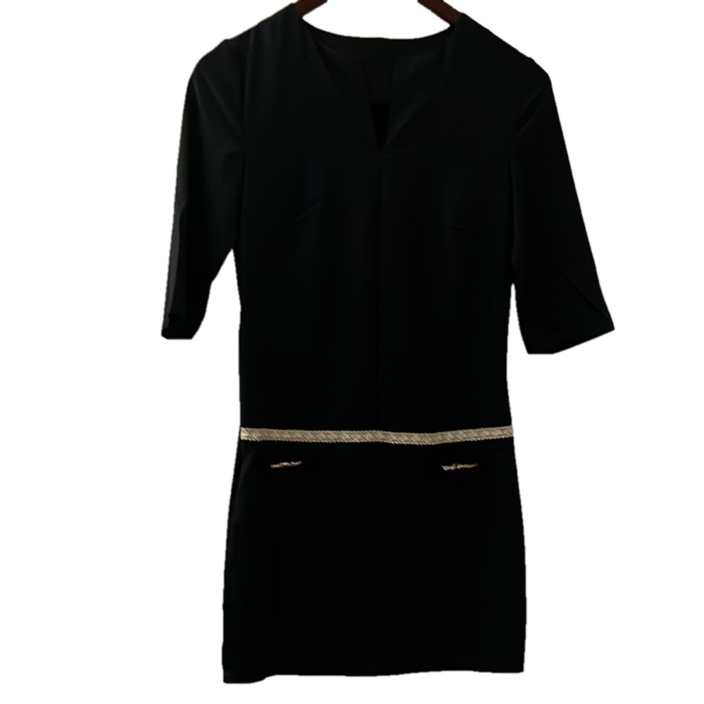 Elegant Black Mini Dress